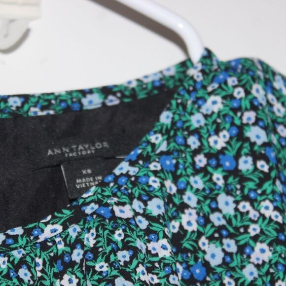 Ann Taylor Floral Mini Dress Women Size XS - Picture 6 of 11